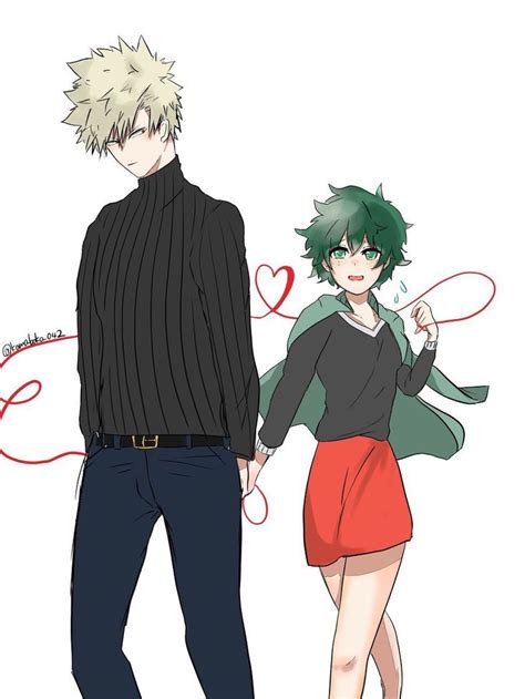 deku x bakugou|deku x fem bakugo.